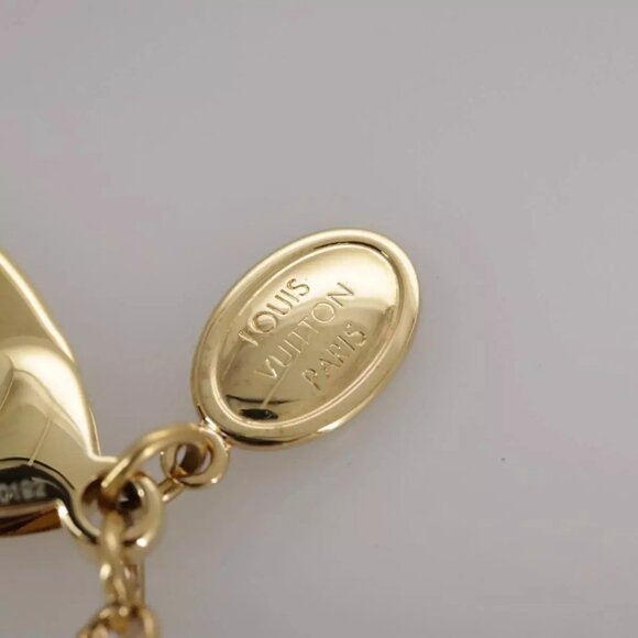 LOUIS VUITTON Bijoux Sac Carrousel Charm metal Gold M66782 LV Auth - Picture 4 of 16